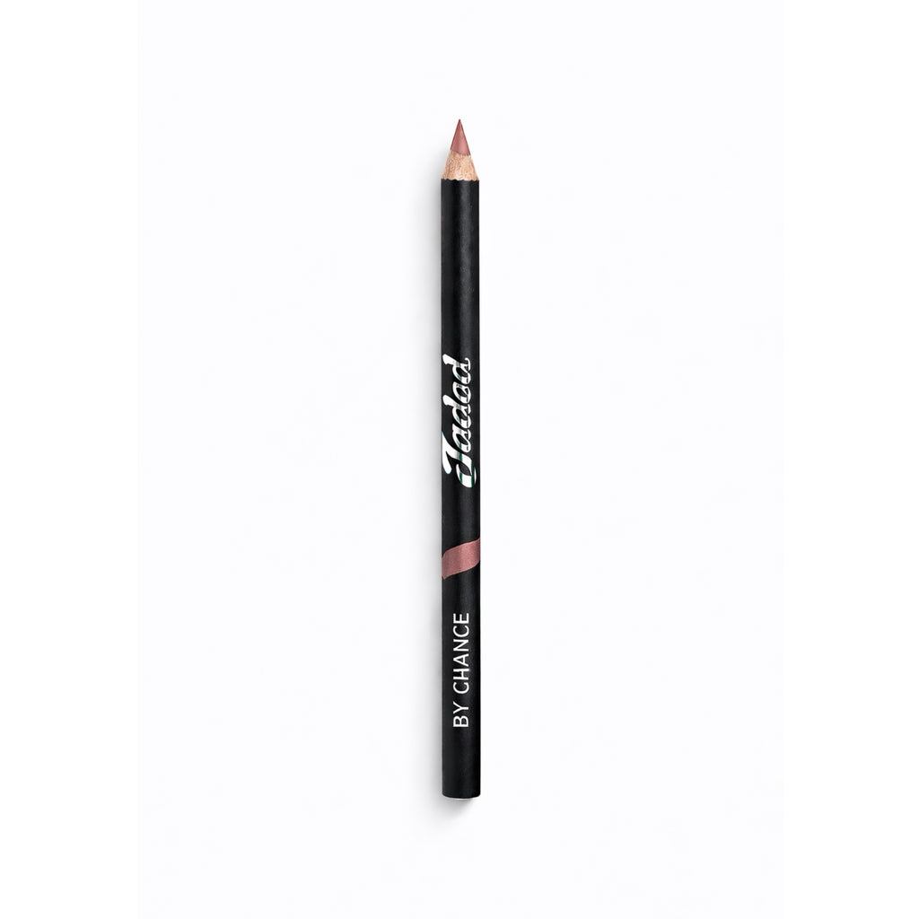 Lip liner pencil with 'By Chance' branding on a white background