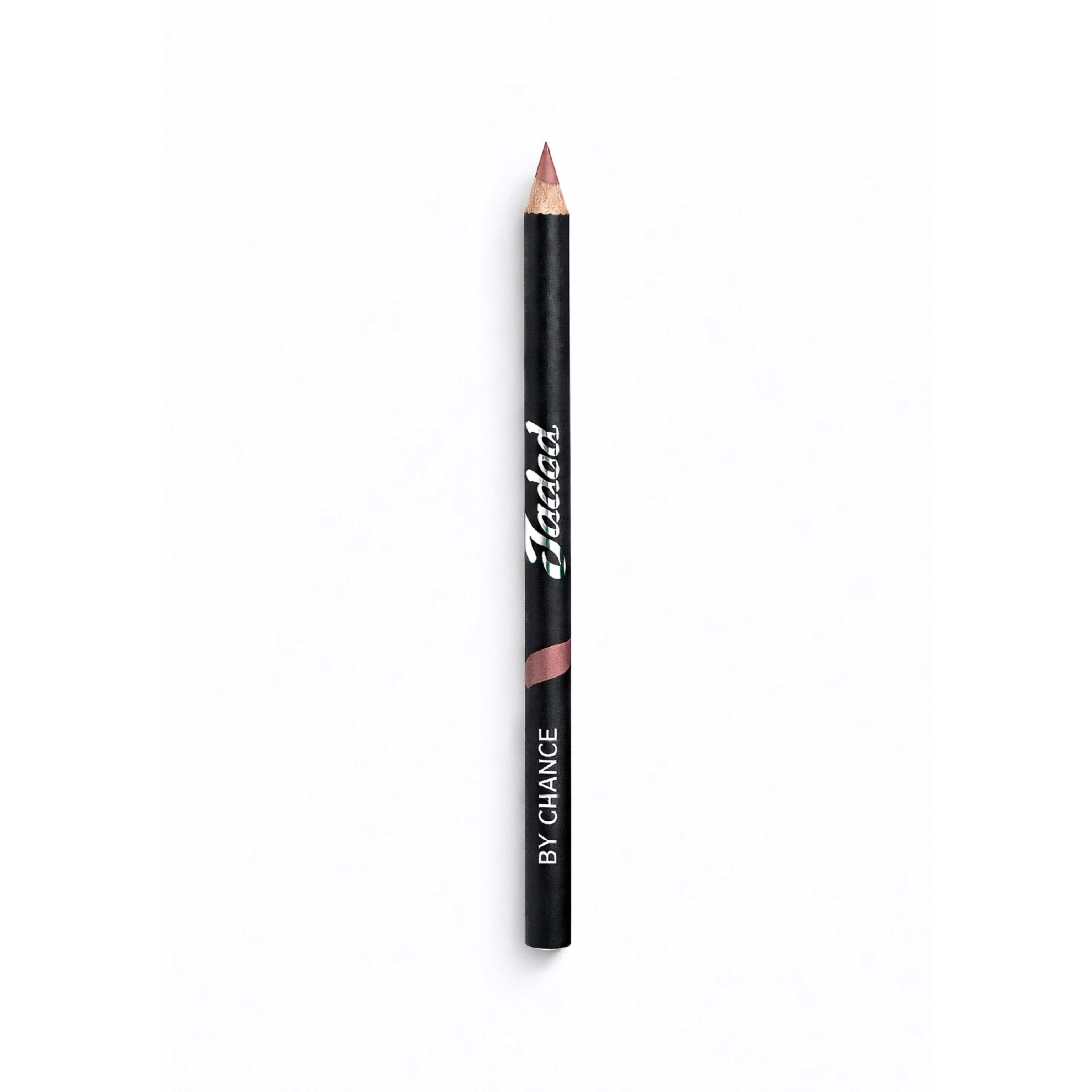 Lip liner pencil with 'By Chance' branding on a white background