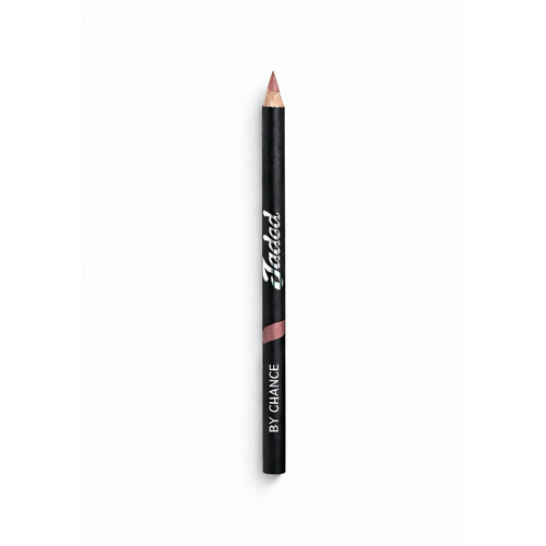 Lip liner pencil with 'By Chance' branding on a white background