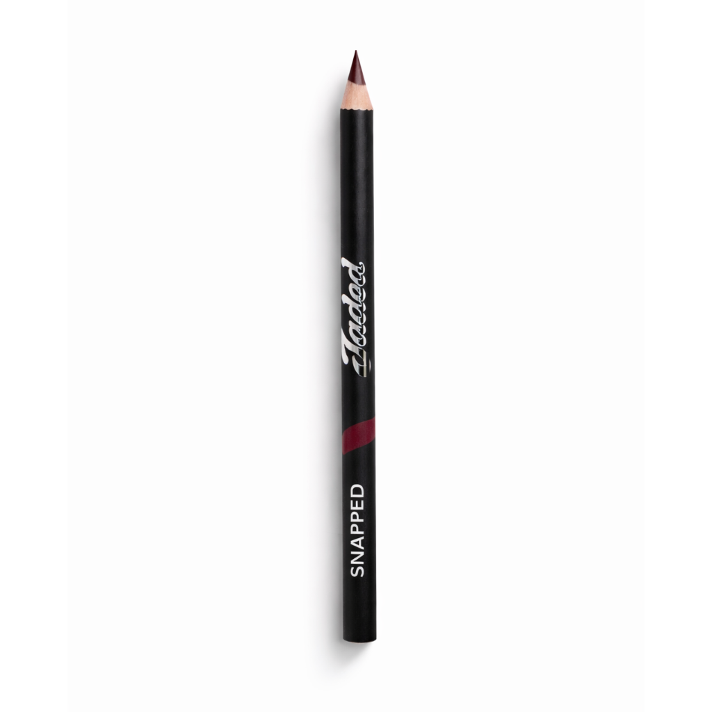 Dark red lip liner pencil